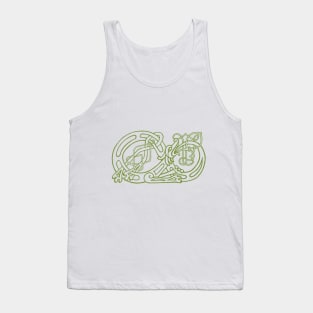 Celtic Green Dragon Tank Top